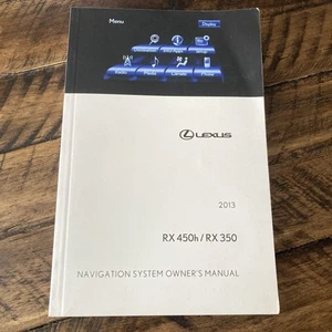 2013 Lexus RX450h Hybrid RX350 Navigation System Owner Manual - Bild 1 von 2
