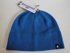 SMARTWOOL The Lid Merino Wool Blend Beanie Hat Nival BLUE SW011489N73  NWT - Picture 1 of 5