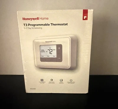 Honeywell RTH6360D 5-2 Day Programmable Thermostat - White - Image 1 of 2