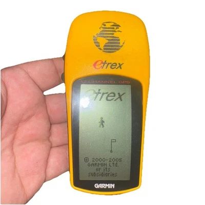 Garmin eTrex 12 Channel GPS Yellow Handheld Personal Navigator Tested🔥 - Image 1 of 4