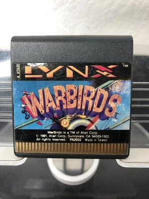 Atari Lynx Warbirds 1991 Video Game Handheld Action Cart ONLY Airplane Flying - Image 1 of 4