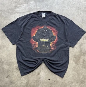 Vintage Disturbed Band Tee Ten Thousand Fists Concert Album T-Shirt Heavy Metal - Picture 1 of 8