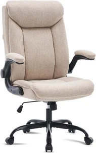 Sedia Da Ufficio Ergonomica per Computer, Sedia Da Scrivania Girevole Con Bracci - Foto 1 di 13