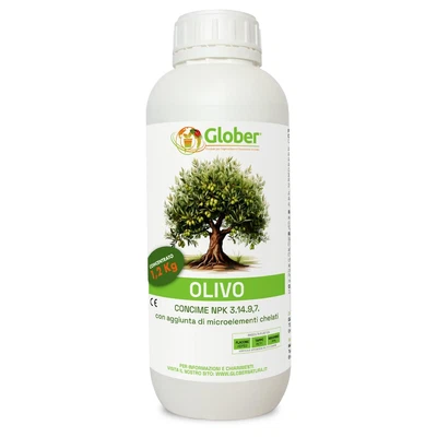 Concime Olivo 1 Litro - 1,2 Kg Concentrato - Made in Italy - Azoto Fosforo E Pot - Immagine 1 di 4