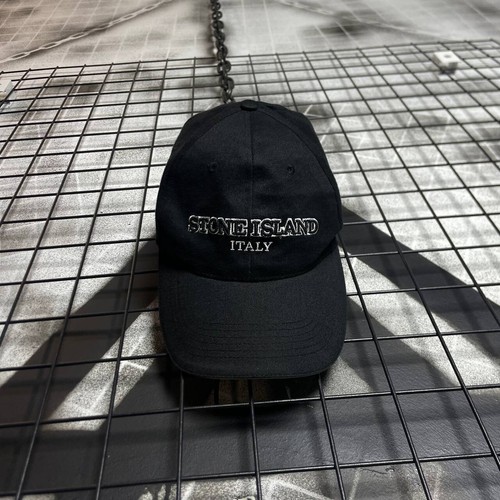 RARO Cappello Stone Island Italy Marina Vintage Grande Logo Ricamato Massimo Osti