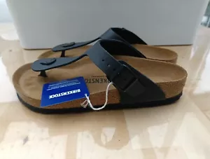 Birkenstock Gizeh schwarz 39 Sandalette Flip Flop Zehensandalette - Bild 1 von 7