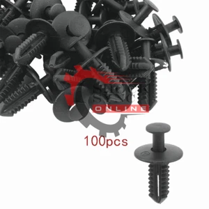 100pcs Fender Liner Rivet Push Type Clip Fastener Screws or Mercedes 1249900492 - Picture 1 of 9