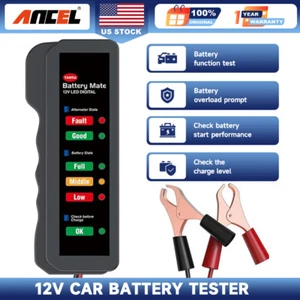 12V Battery Load Tester Check car motocycle Alternator analyzer Diagnostic tool - Picture 1 of 14