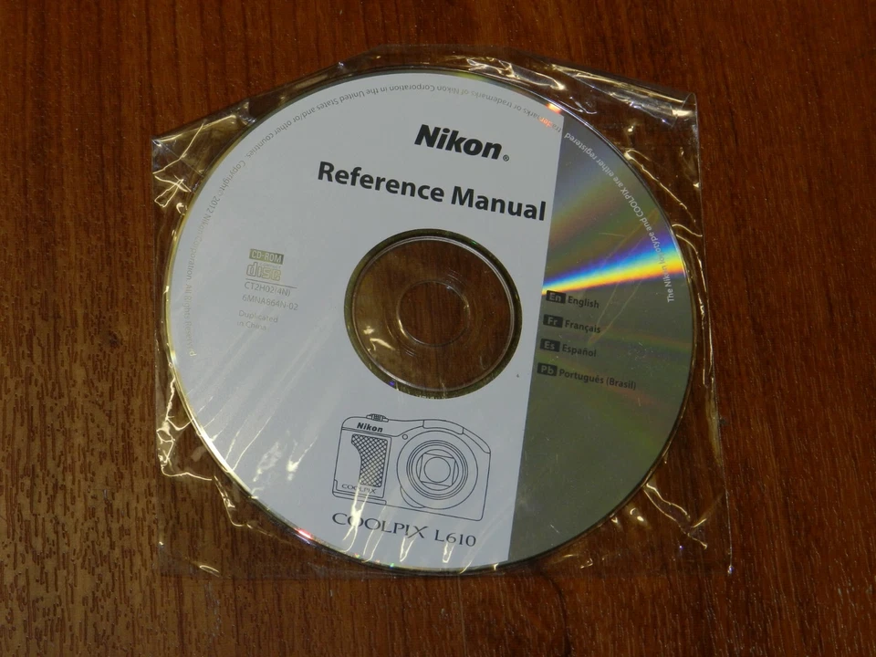 New Nikon OEM Genuine CD with User's Guide Instructions Manual for Coolpix L610 - Image 1 of 1