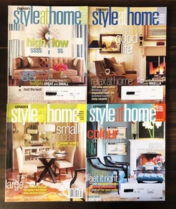 Canada's Style At Home Magazine 2008, Lot 0f 12 - Picture 1 of 6