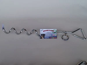 Dog Spiral tie-out stake Terriers Dogs Pet - Picture 1 of 2