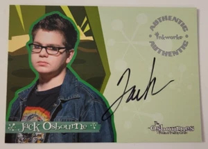 2002 JACK OSBOURNE Ozzy Son A4 AUTOGRAPH CARD NM/MT The OSBOURNES AUTO Inkworks - Picture 1 of 5