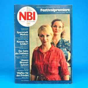 NBI 19 1980 Weimar Schmalspurbahnen Iran Moskau US-Aggression DDR Zeitschrift - Bild 1 von 1