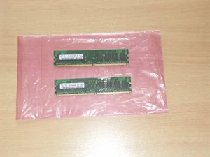 2GB (2x1GB) Samsung M378T2863QZS-CF7 Desktop Memory Ram Sticks - Picture 1 of 8