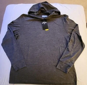 Callaway Womens Medium Black Heather Hoodie NEW - Picture 1 of 3
