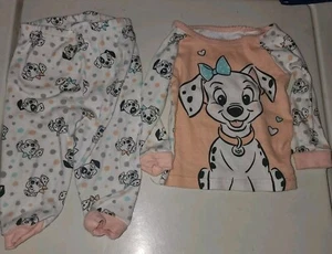 Disney Babies 101 Dalmatian 2pc Set Snug Fit Long Sleeve Pajama 12 M - Picture 1 of 6