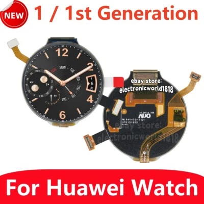 屏幕 适用于华为手表 第 1/1 代 Android 智能手表 显示屏 维修零件 — 第 1/4 张图片