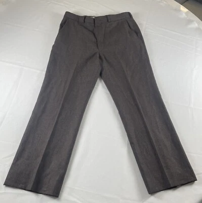 Pantalones de vestir vintage años 80 para hombre 34 Daks marrón chocolate hechos en EE. UU. Foto 1 de 4