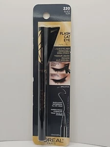 Loreal Paris Infallible Flash occhio di gatto impermeabile eyeliner liquido nero #220 nuovo - Foto 1 di 6