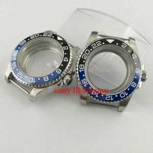 Estuche de reloj de zafiro de 40 mm Batman GMT bisel de cerámica vidrio ajuste movimiento NH35 NH36 - Imagen 1 de 7