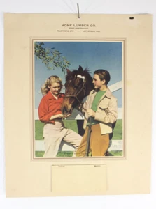 1948 Calendar from Home Lumber. Jefferson, Wisconsin. - Picture 1 of 8