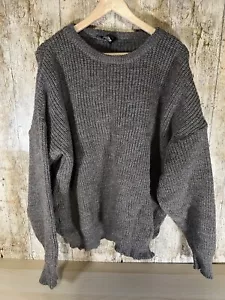 Barbour Jumper Sweater Wool Beacons Brown Pullover UK Mens 40” - Picture 1 of 5