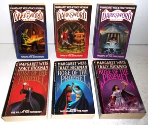 6 Margaret Weis & Tracy Hickman Books The Darksword Trilogy Rose of the Prophet - Imagen 1 de 4