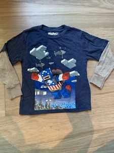Captain Marvel Kids Boys Long Sleeve T Shirt Sz XS - Picture 1 of 2