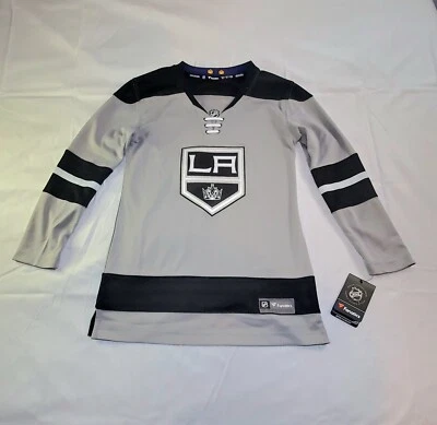 Fanatics Size XS NHL LA Kings Breakaway Gray/Black Hockey Jersey - Women's  - Image 1 of 4