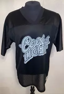 Maglietta Calcio Leggera Vintage Coors #44 Grande Argento Nero Robison Birra Barra - Foto 1 di 17