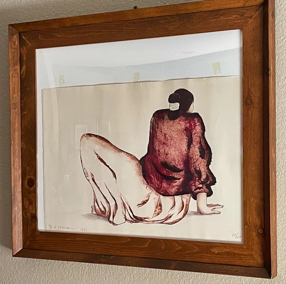 Limited Edition R.C. Gorman Signed & Numbered Lithograph “Ei-Bah” (#88/150)  - Image 1 of 4