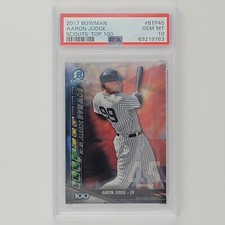 AARON JUDGE | 2017 Bowman | Scouts' Top 100 | Rookie | #BTP45 | PSA 10 Gem Mint