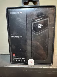 Kingspec Z5 1TB Usb 3.2 Gen 2x2 Type C Portable SSD NEW - Picture 1 of 2