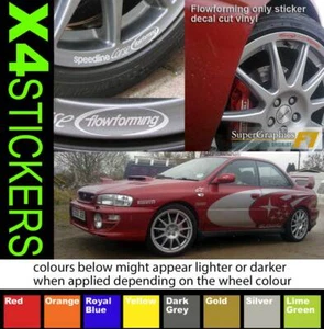 Wheel rim sticker flowforming for Speedline Corse Oval all cut decals vinyl X4 - Picture 1 of 1