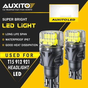 2-20PCS Bright White Canbus LED Bulb For Backup Reverse Light 912 921 T15 W16W R - Picture 1 of 24