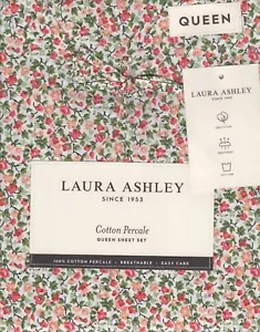 Laura Ashley Queen Bettwäsche Set Emogene weinrot rot terrakotta 4-teilig Bauernhaus Landhaus - Bild 1 von 4