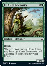 x4 Lys Alana Bowmaster Commander Legends Near Mint, English - MTG