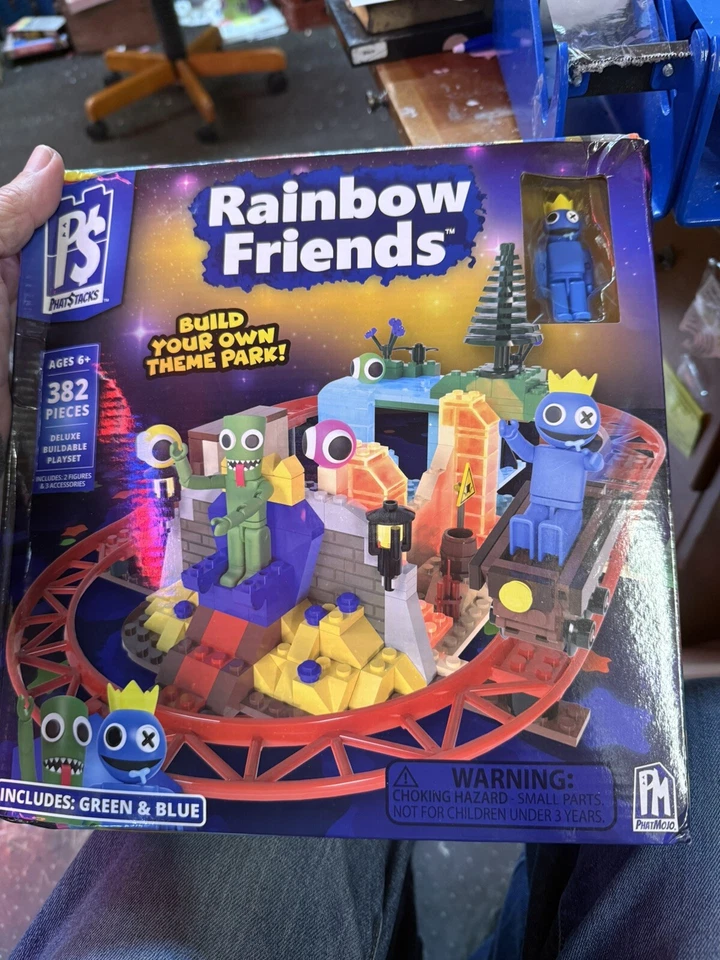 Rainbow Friends Playset Toy Deluxe Buildable Theme Park Lego Blocks NEW LIMITED - Image 1 of 1