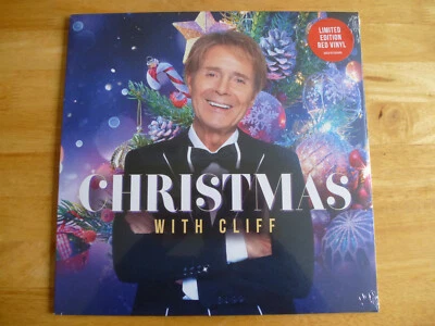 CLIFF RICHARD CHRISTMAS WITH CLIFF LIMITED EDITION 2022 RED VINYL LP NEW SEALED - Image 1 of 4
