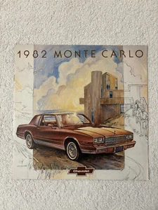 Original 1982 CHEVROLET MONTE CARLO SALES BROCHURE Ad Catalog - Picture 1 of 7