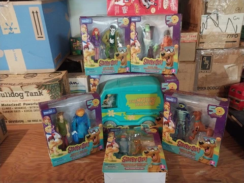 Scooby-Doo 50th Anniversary Exclusive Toy Lot Set of 6 NEW SEALED LIMITED SET Cover