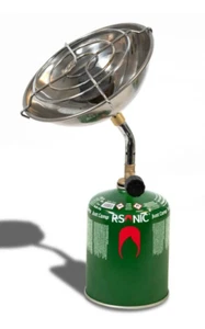 Gaskocher Campingkocher Notkocher 2in1 Campingheizung Notfallvorsorge - Bild 1 von 4