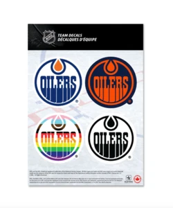 Mini calcomanías Edmonton Engrasadores - Logotipos PRIMARIOS/ORGULLO surtidos - Imagen 1 de 1