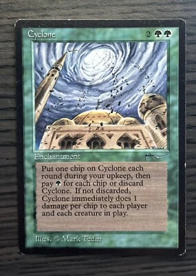 Magic the Gathering MTG - Arabian Nights - Cyclone LP - Image 1 of 2