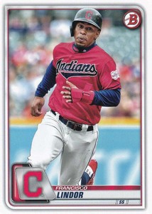 2020 Bowman #4 Francisco Lindor Indians NM-MT 