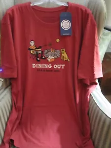 NWTS! LIFE IS GOOD MEN S/S COTTON CRUSHER TEE...J&R "DINING OUT 2020" .(XXXL) - Picture 1 of 3