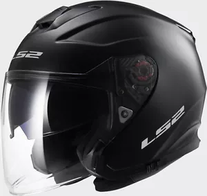 LS2 CASCO JET OF521 INFINITY SOLID MATT BLACK POLICARBONATO TG.XS - Imagen 1 de 2