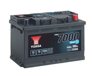 EFB Autobatterie 75Ah Yuasa YBX7096 12V 700A Start Stop Batterie YBX7000 - Bild 1 von 1