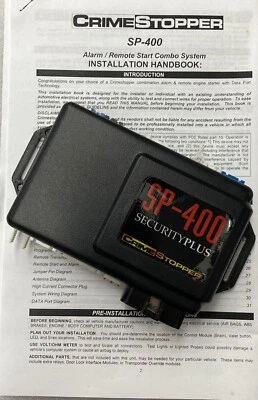 NEW CRIMESTOPPER SECURITY PLUS SP-400 ALARM REMOTE START MODULE BRAIN ONLY - Image 1 of 2