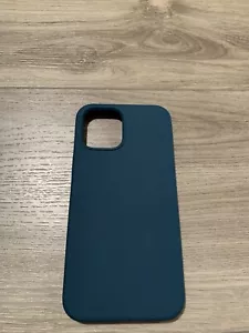 iphone 13 pro max dark green silicone case - Picture 1 of 4
